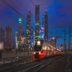 Нейросеть — Летит к тебе моя душа Москва. Автор Смирнов Радион Михайлович
