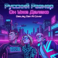 Обложка трека Он уже далеко (DeeJay Dan AI Synthwave Cover 4)