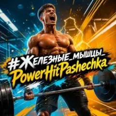 Обложка трека #Железные_мышцы_PowerHitPashechka
