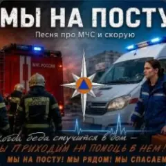 Обложка трека Мы на посту МЧС.